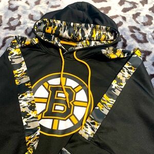 mens large bruins new hoodie never used without tags